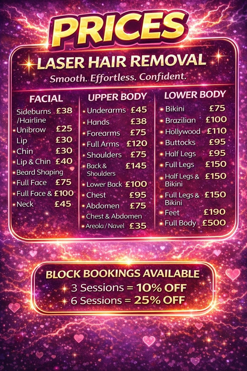 Laser Prices